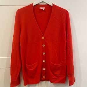 J Crew Cashmere Cardigan with pockets